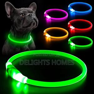 Rechargeable Light Up Pets Collars_hh - thumbnail 2