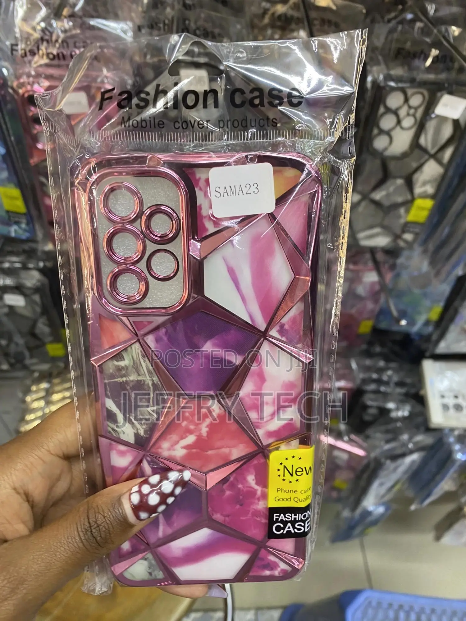 Erit Marble Design Diamond Look Gilitier Case for Smsung Galaxy A23
