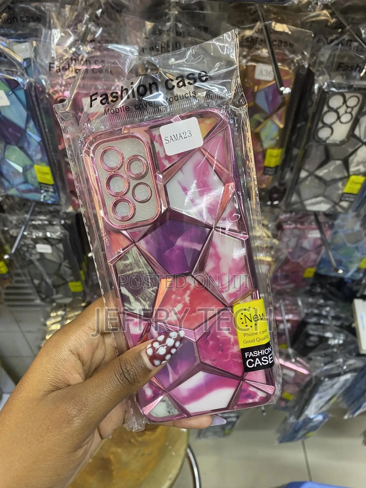 Erit Marble Design Diamond Look Gilitier Case for Smsung Galaxy A23