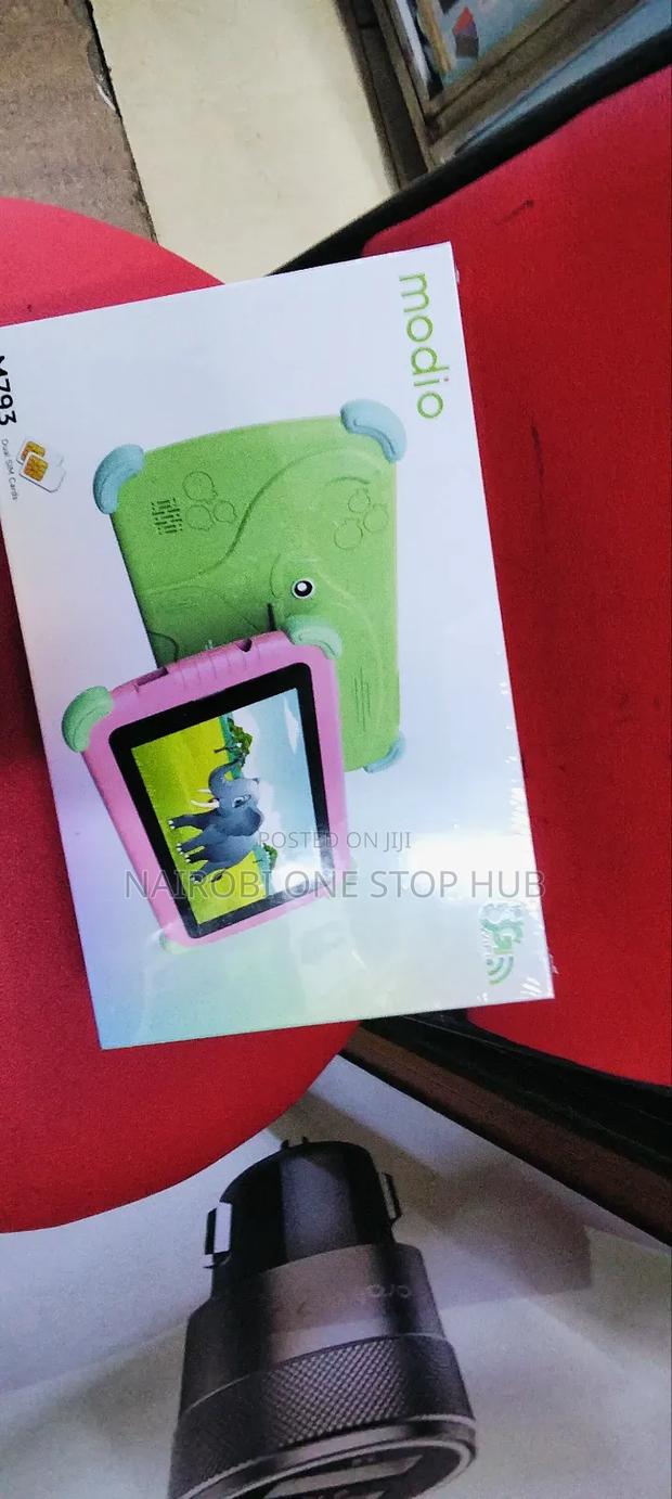 Modio M793 Kids Tablet – Cartoon Elephant Silicone Case - main view