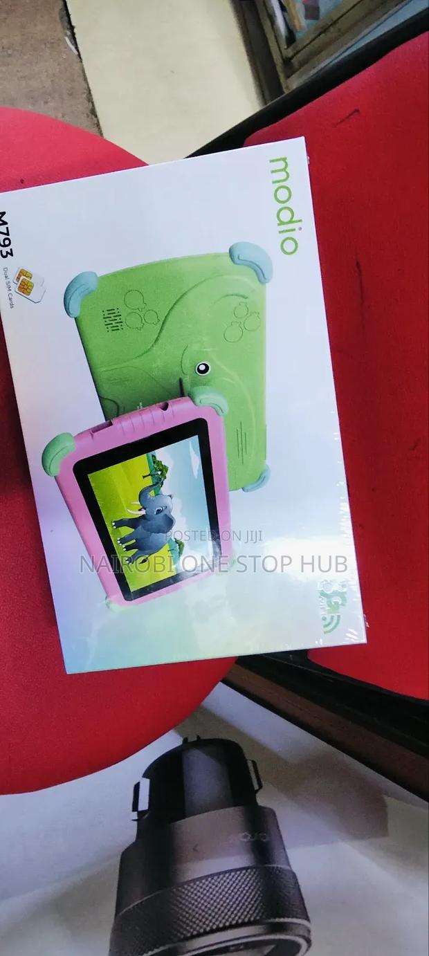 Modio M793 Kids Tablet – Cartoon Elephant Silicone Case - thumbnail 3