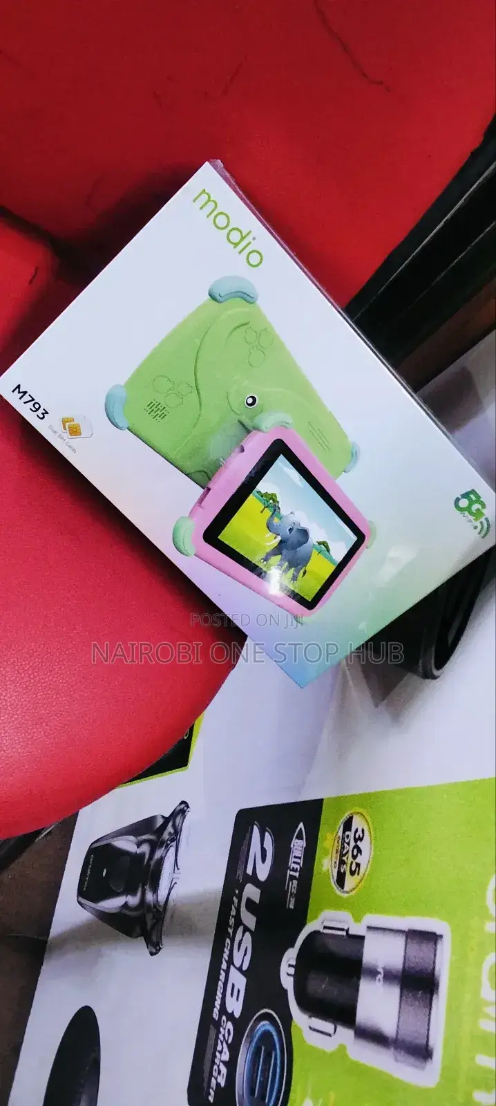 Modio M793 7-Inch Kids Tablet – Durable Elephant Case Design