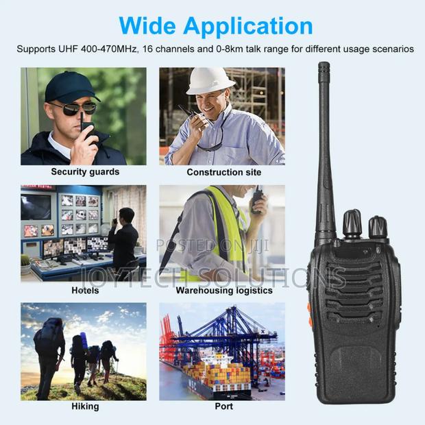 Baofeng 888s Security Walkie Talkies. 5 Km Long Range and 16 Channels - thumbnail 2