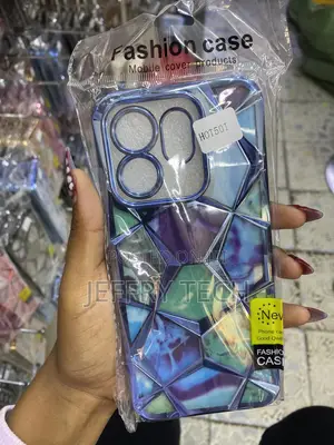 Mokre 3d Diamond Design Marble Stone Phone Cover for Infinix Hot 50i