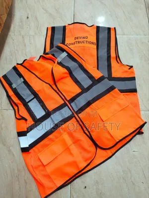 Meshe'd Reflector Jackets In Orange Very Demure