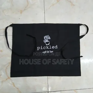 Half Black Apron Inclusive of Branding