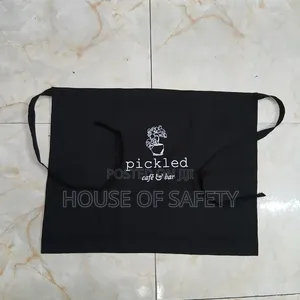 Half Black Apron Inclusive of Branding