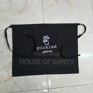 Half Black Apron Inclusive of Branding