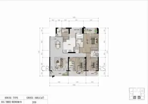 2bdrm Apartment in Luna Oak Residency, Kilimani for sale