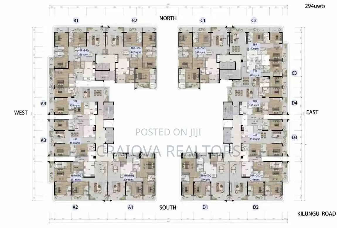 2bdrm Apartment in Luna Oak Residency, Kilimani for sale