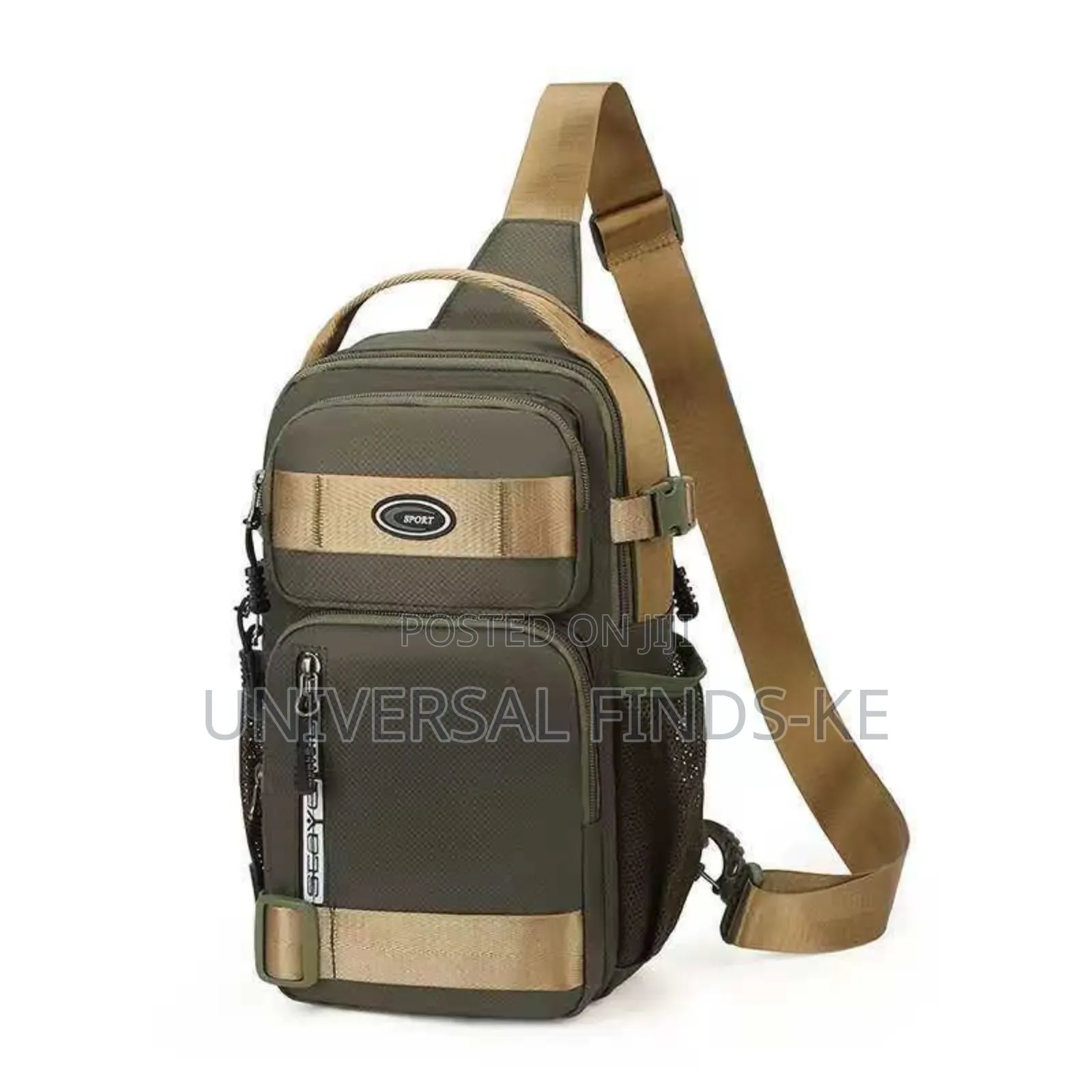Multi- Pocket Crossbody Sling Bag