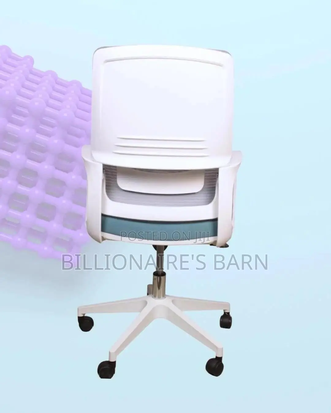 Durable — Chair Ergonomic White Drop | Order Yours Today