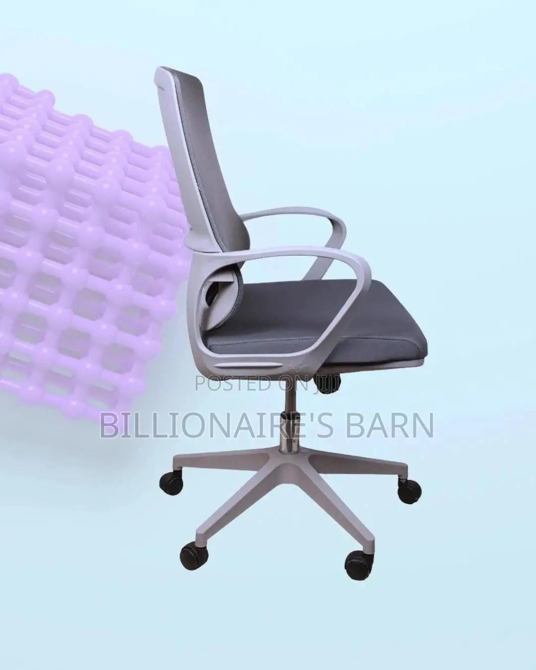 Adjustable Arrival Grey Office Chair Mesh | Comfort Meets Style