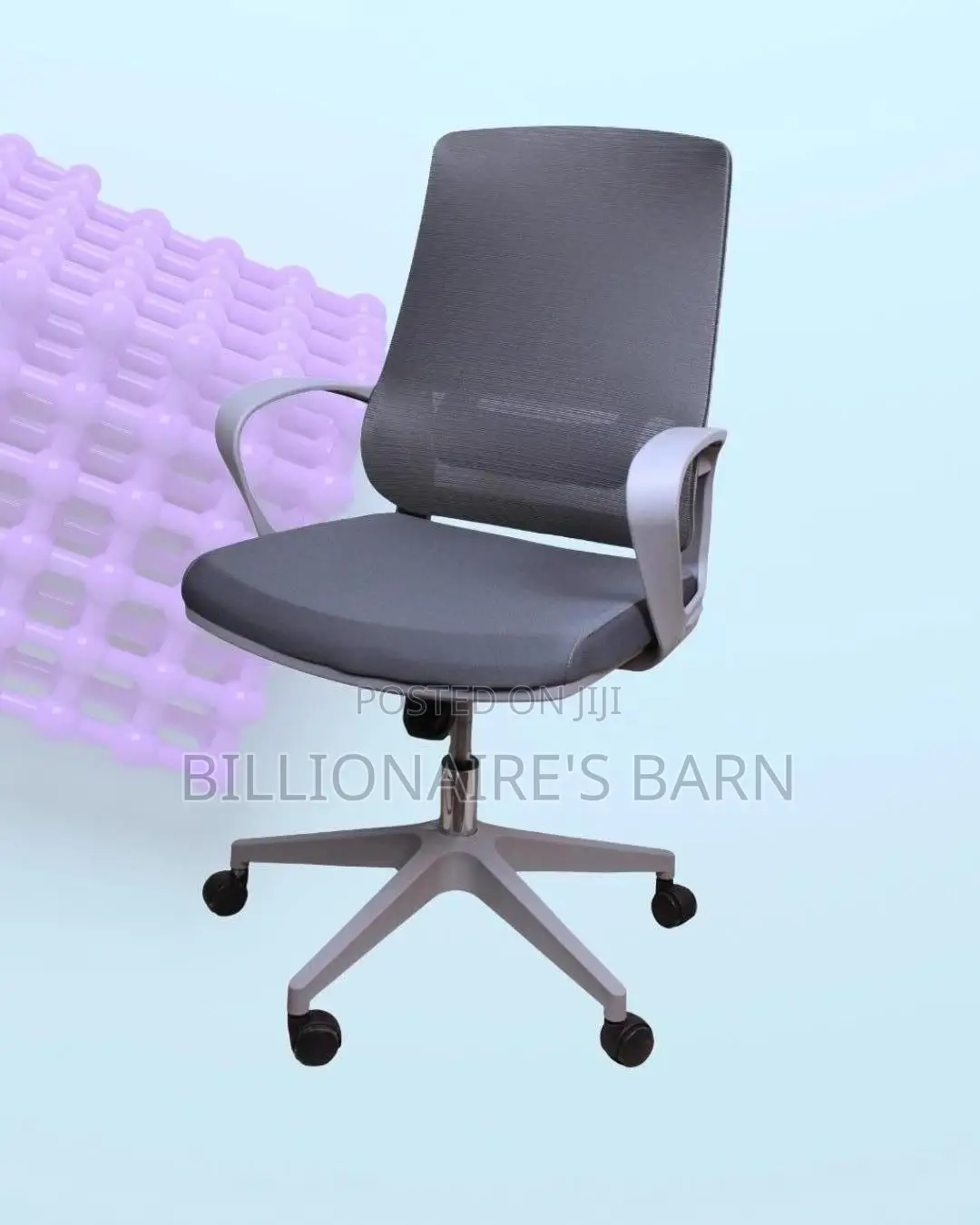 Adjustable Arrival Grey Office Chair Mesh | Comfort Meets Style