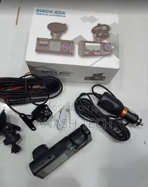 Wifi Video Car Recording Dual Lens Dash Cam for Cars Black