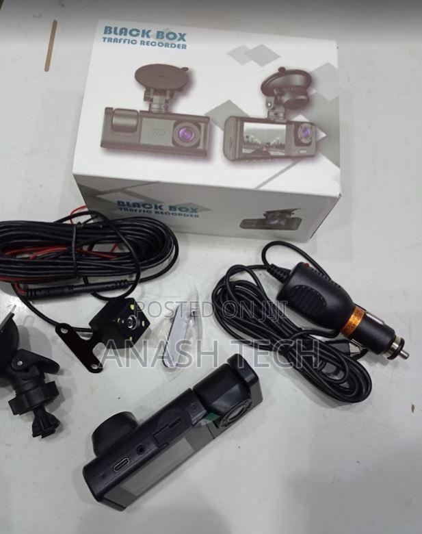 Wifi Video Car Recording Dual Lens Dash Cam for Cars Black
