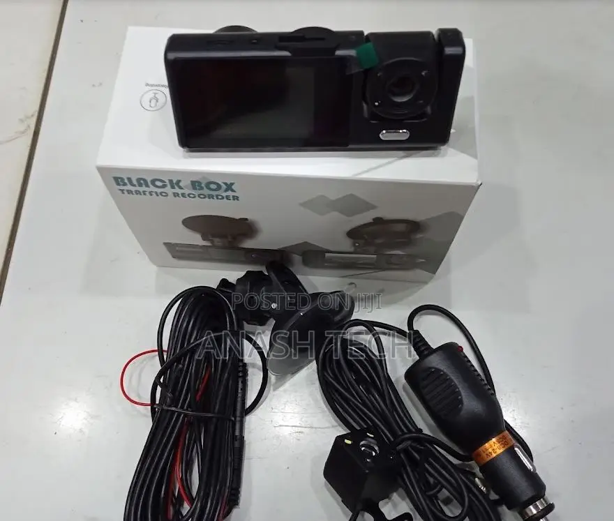 Front, Inside and Rear View 3 in 1 Full Hd Dash Cam Hd 1296p