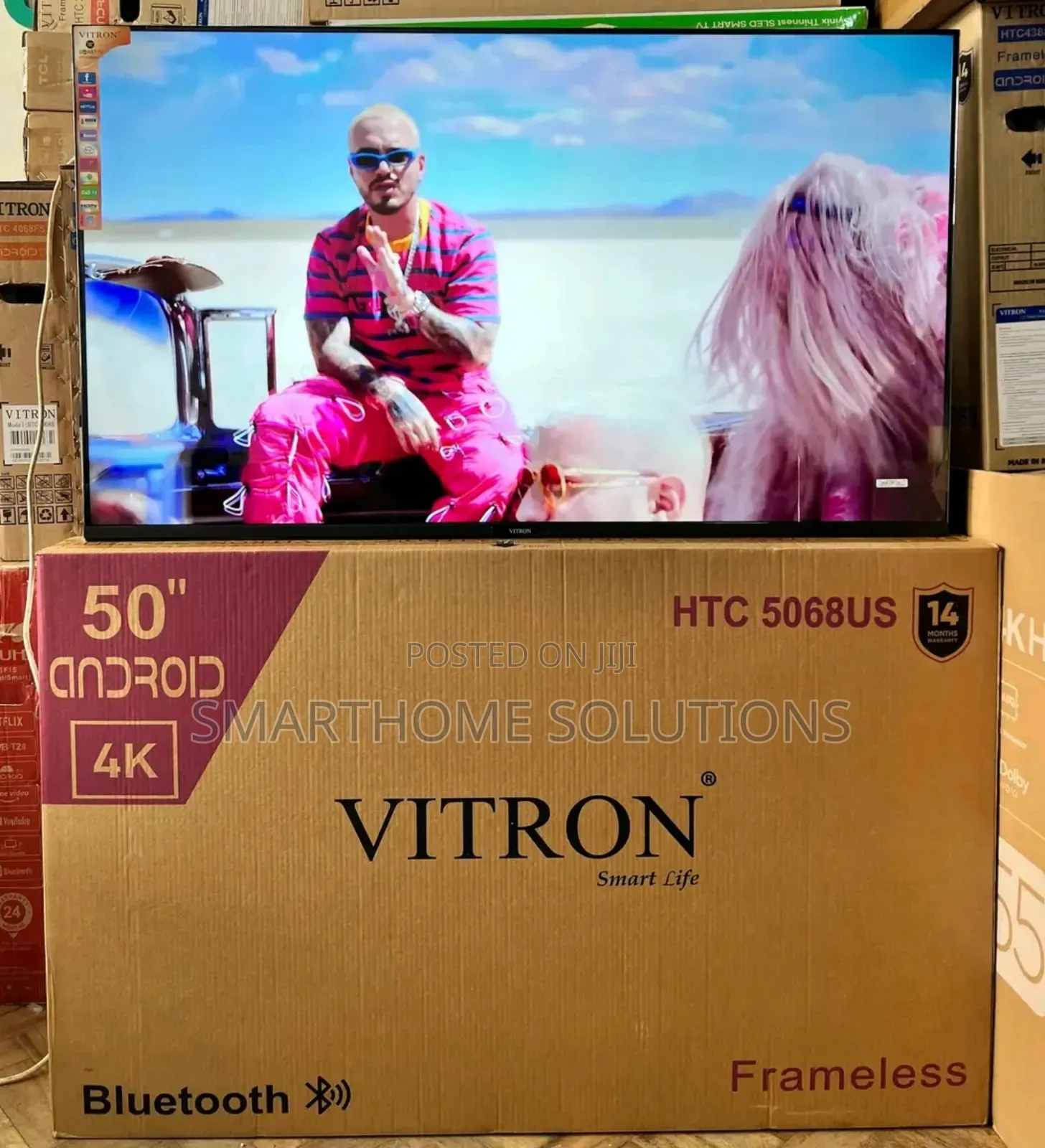 Vitron Htc5068us 50 Inches Smart Android Frameless Tv