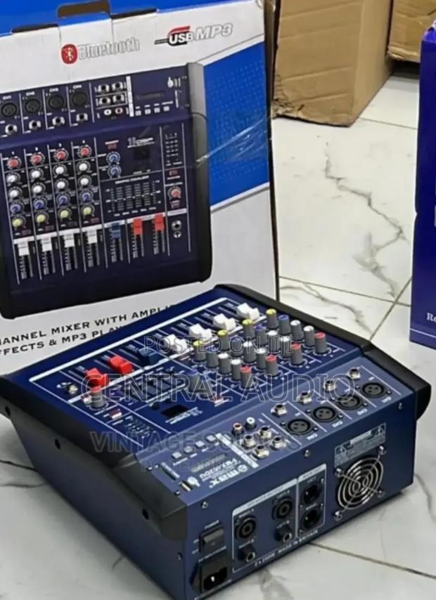 Max 4channel Powered Mixer - main view