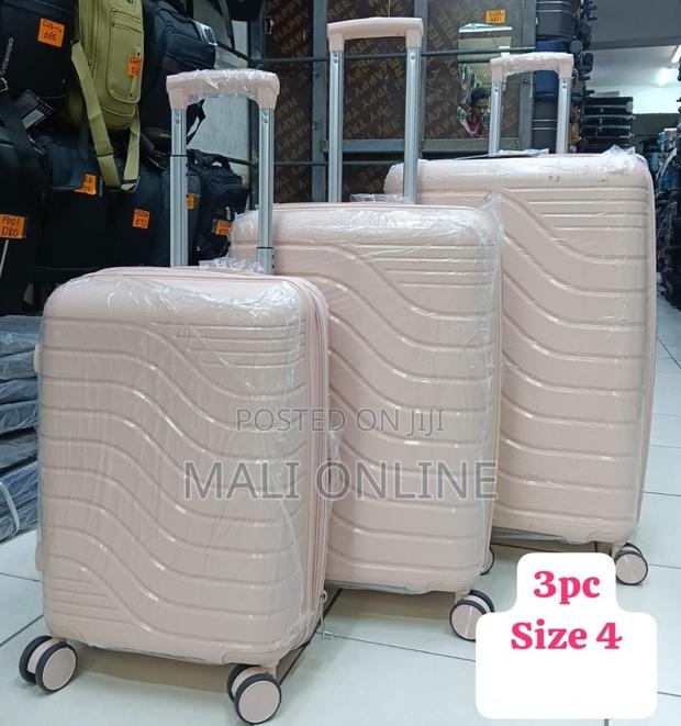 3-Piece Suitcase Set 27-Inch Luggage Trolley Abs Travel Bags - main view