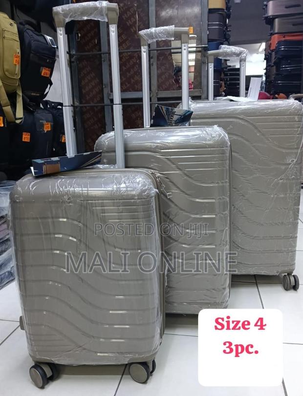 3-Piece Suitcase Set 27-Inch Luggage Trolley Abs Travel Bags - thumbnail 3