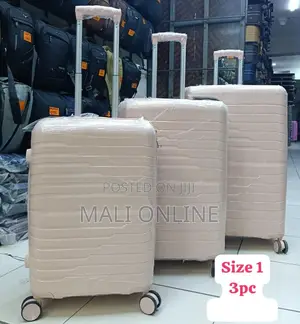 3-Piece Luggage Set 30-Inch Spinner Suitcase Abs Travel Trolley Bags