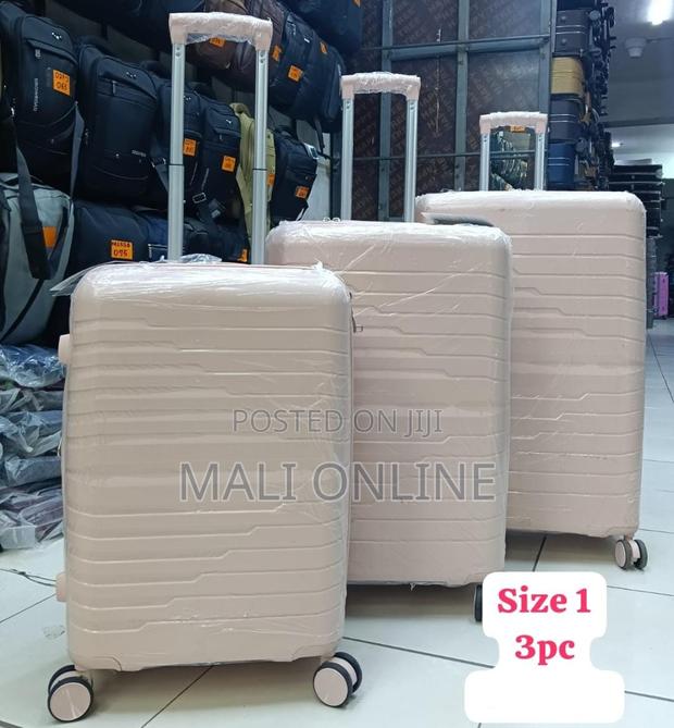 3-Piece Luggage Set 30-Inch Spinner Suitcase Abs Travel Trolley Bags