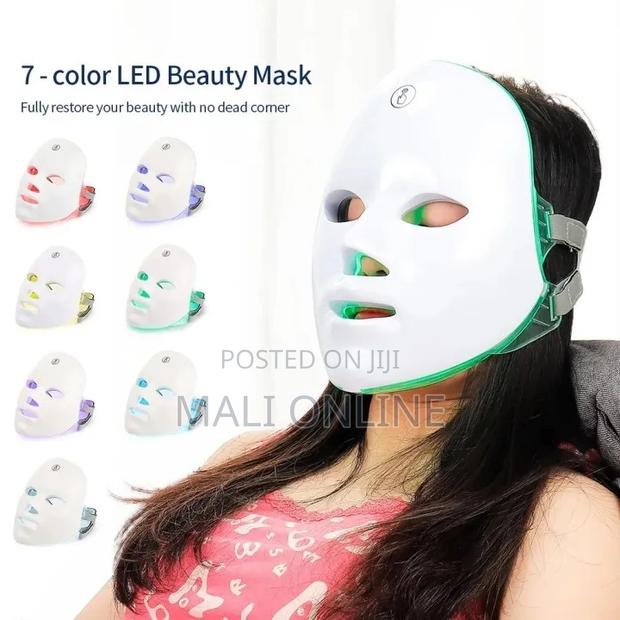 7 Color Led Light Therapy Face Neck Mask Wireless Facial Device - thumbnail 2