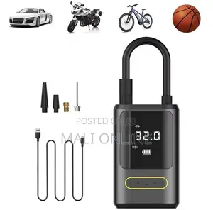 Portable Electric Tire Inflator Air Pump Compressor Handheld Pump