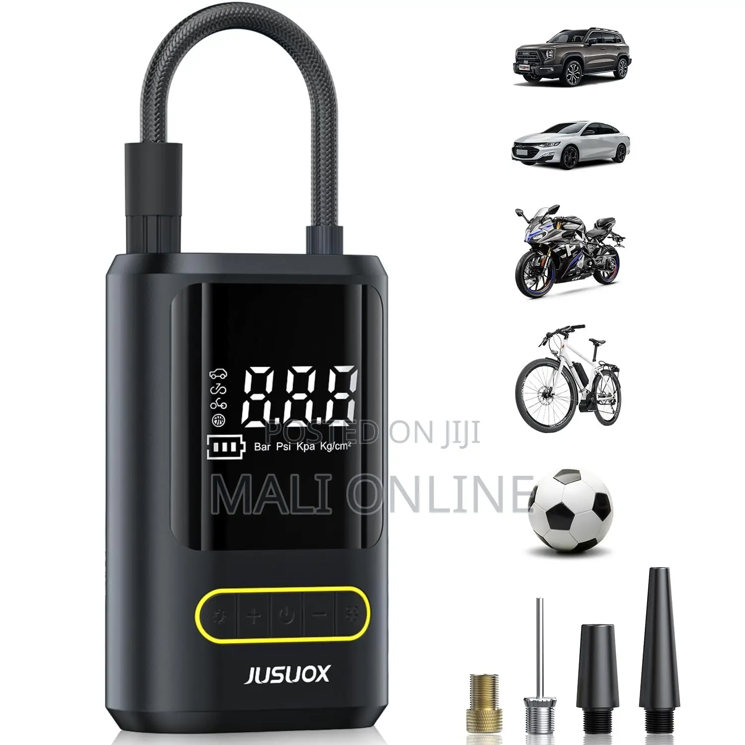 Portable Electric Tire Inflator Air Pump Compressor Handheld Pump
