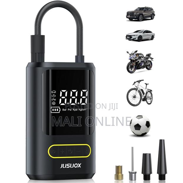 Portable Electric Tire Inflator Air Pump Compressor Handheld Pump - thumbnail 3
