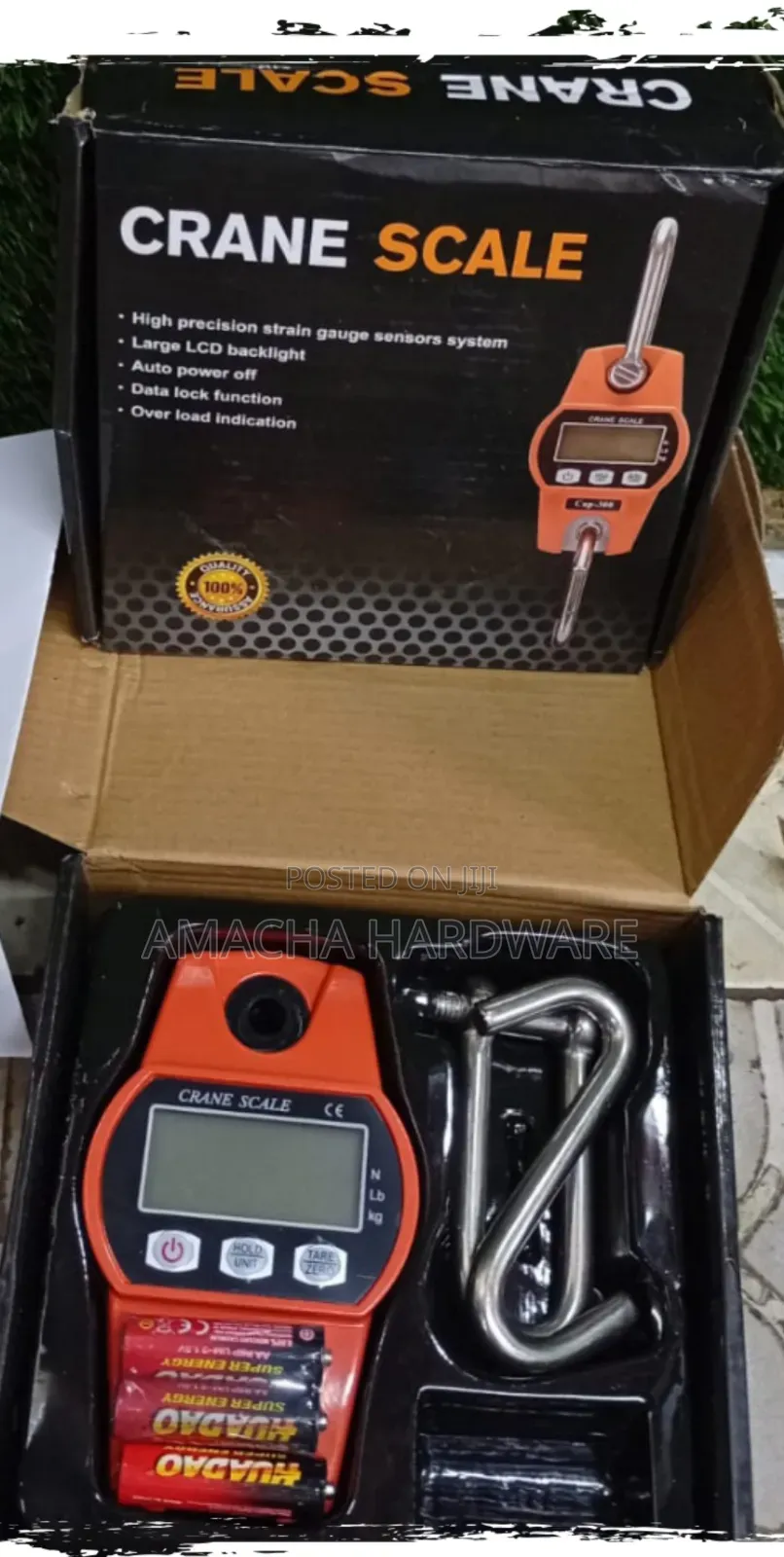 300 Kg Crane Scale Black