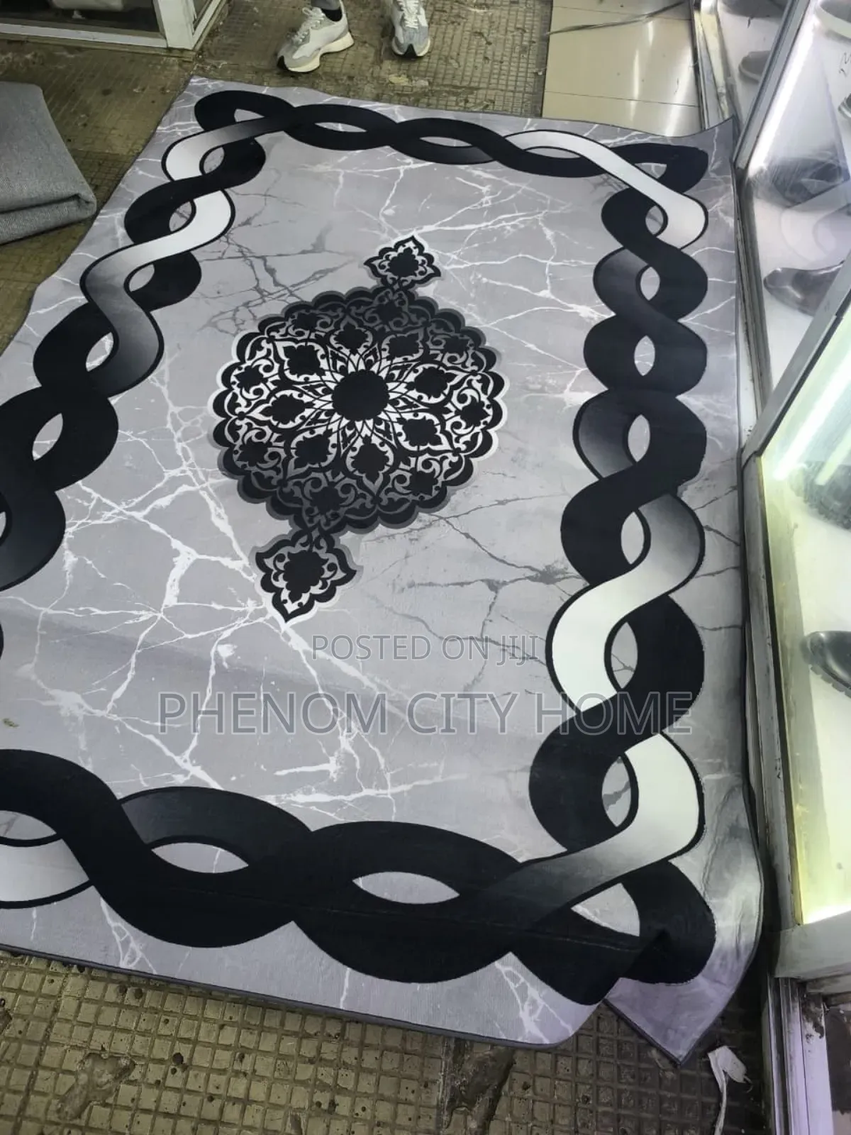 Grey Themed Hd/3d Carpets Available