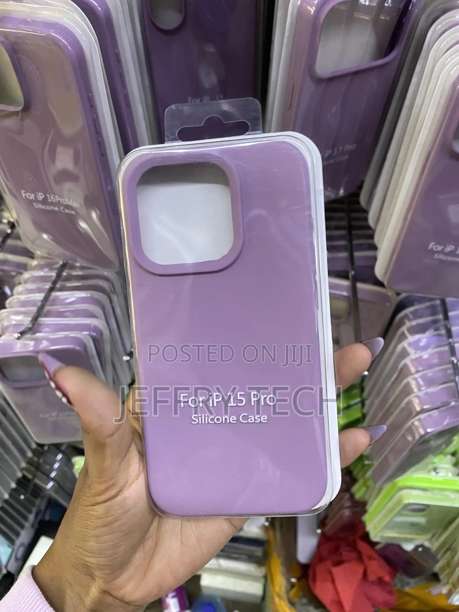 Andate iPhone 15 Pro Max Liquid Silicone Case With Microfiber Lining