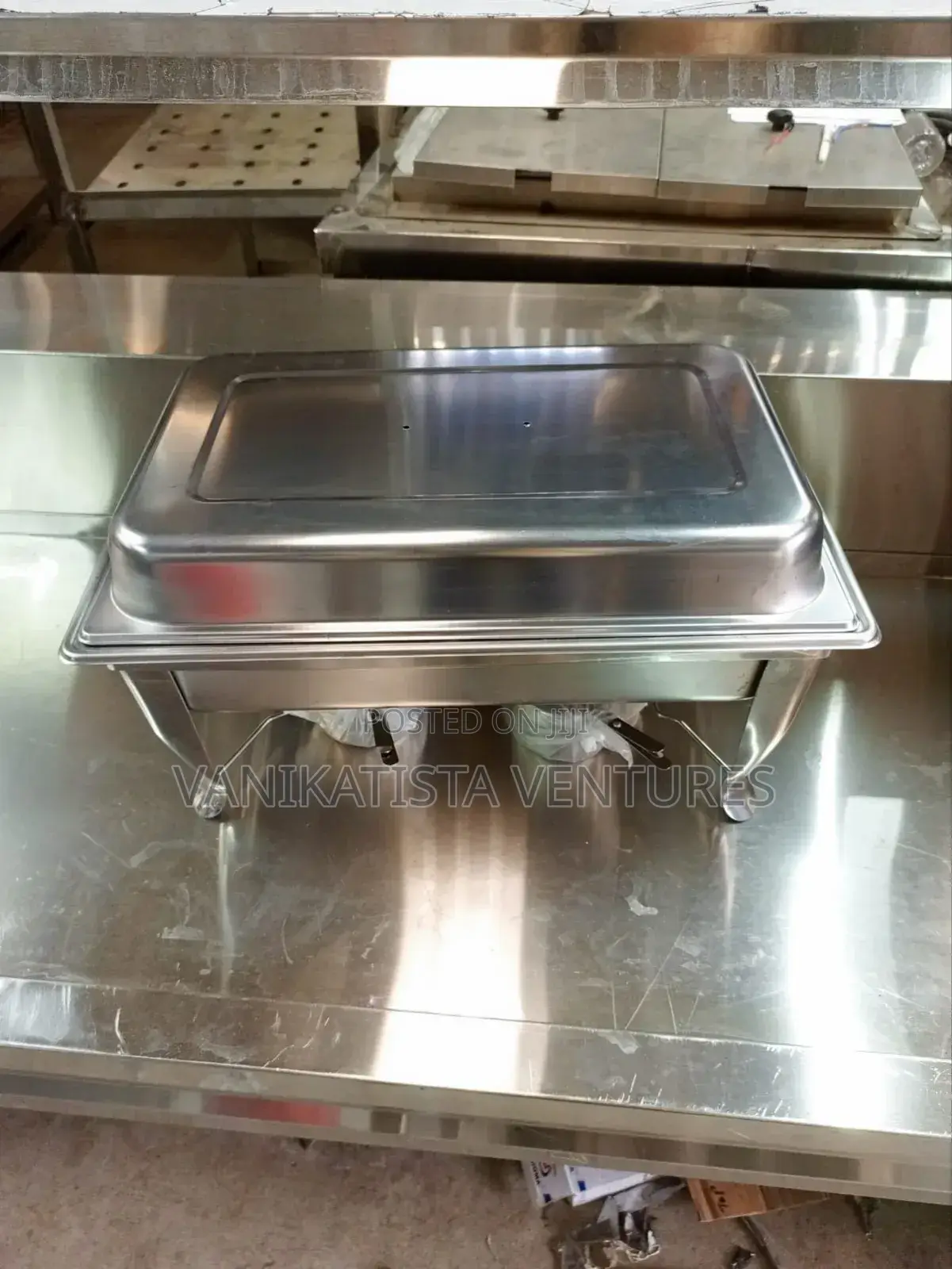 Stainless Steel Cheffing Dish, 14litres Capacity