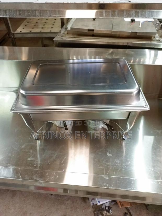 Stainless Steel Cheffing Dish, 14litres Capacity - main view