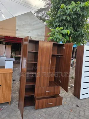 Quality 3-Door MDF Wardrobe – Strong Spacious