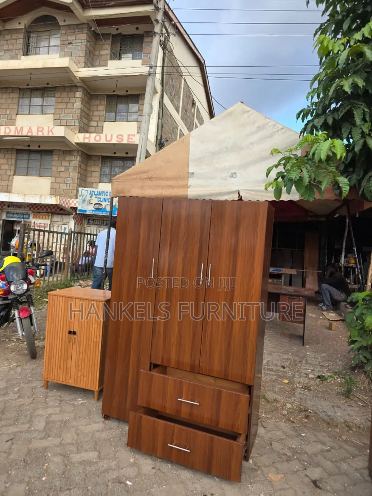 Quality 3-Door MDF Wardrobe – Strong Spacious