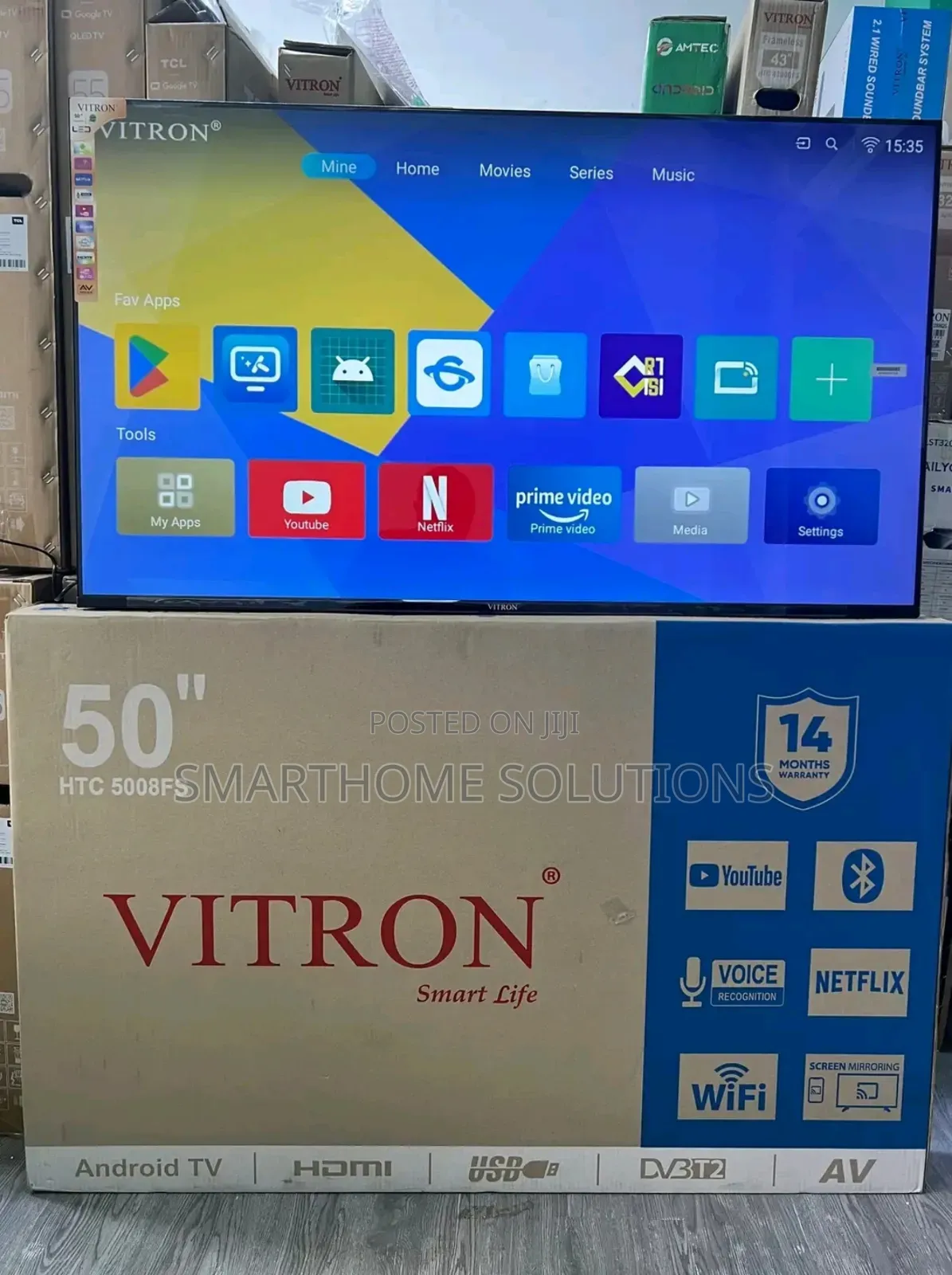 Vitron 50-inch Full Hd Smart Android Tv