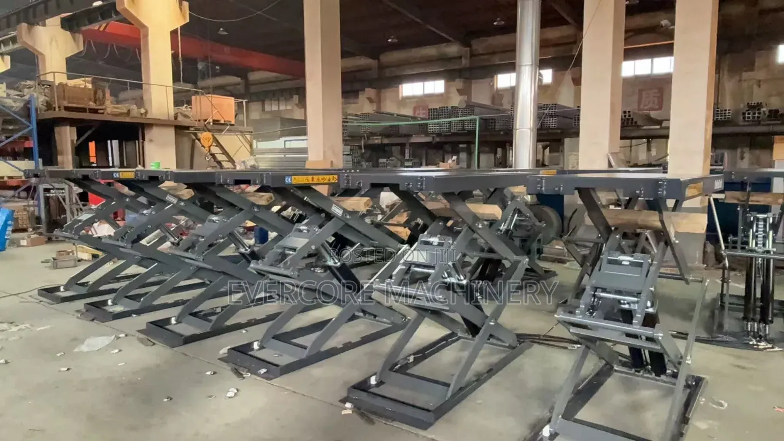 Ccommercial Hydroelectric 4tonne Car Scissor Lift 1.9m Rise.