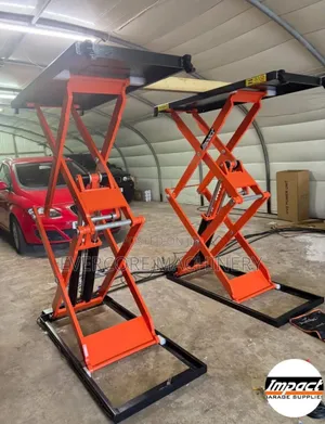 Heavy Duty Car Scissor Lift Machine High Rise 1.9m Lift