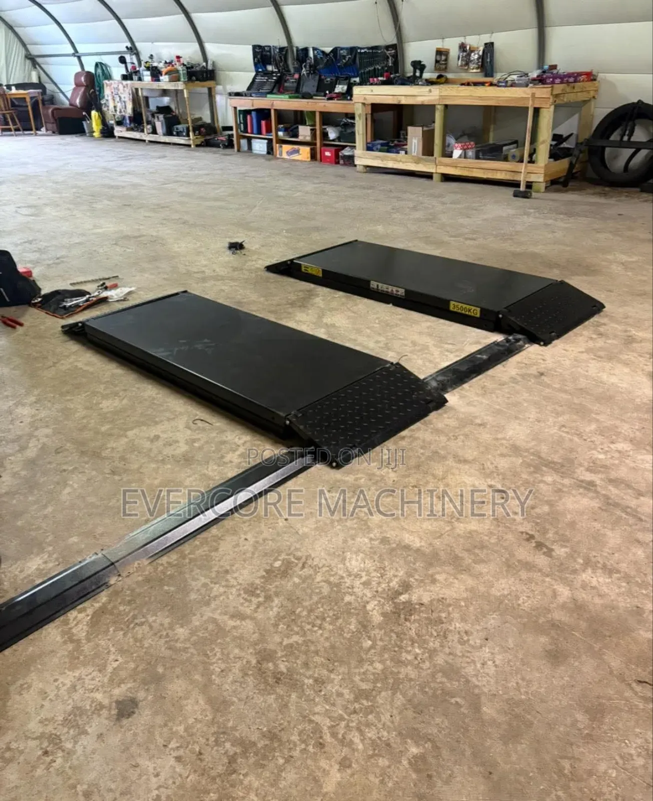 Heavy Duty Car Scissor Lift Machine High Rise 1.9m Lift