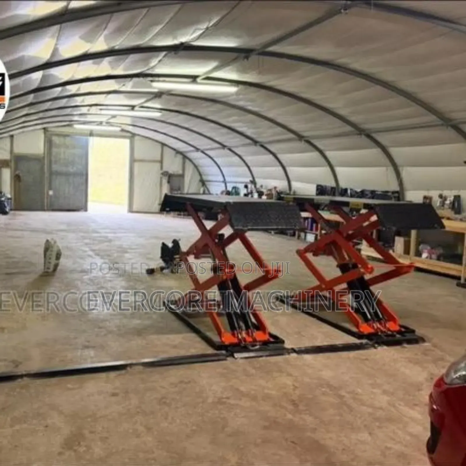 Heavy Duty Car Scissor Lift Machine High Rise 1.9m Lift