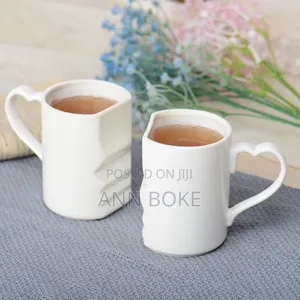 *Love Handle Ceramic Cups at - Per Set of 6*