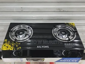 Ailyons 2burner Gas Cooker Glass Top