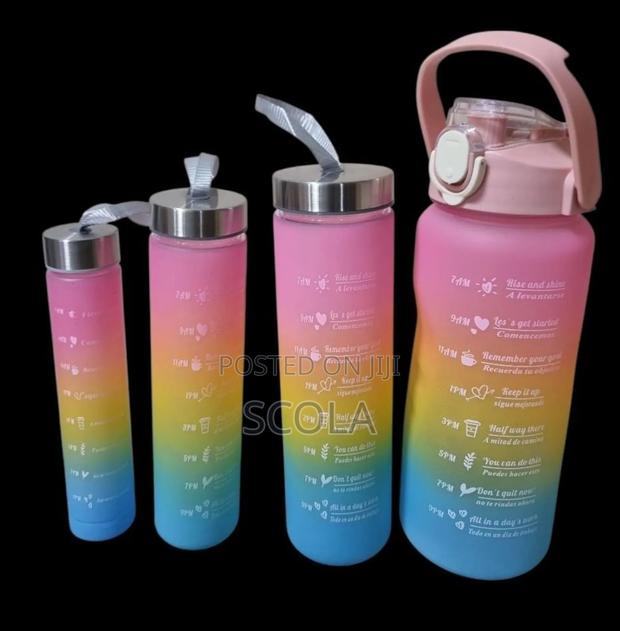4in1 Motivation Water Bottle Set - main view