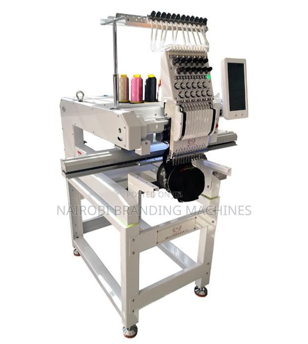 High-Speed 12-Needle Single Head Embroidery Machine - main view