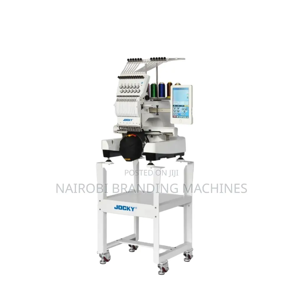 Single Head 9 Needles Embroidery Machine - Automatic Computerized