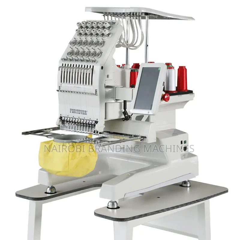 Single Head Embroidery Machine 1000 RPM - Automatic Computerized