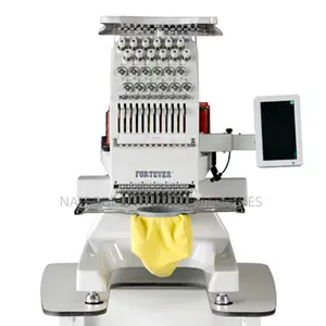 Flat Embroidery Single Head Embroidery Machine for Cap Logo Tshirt